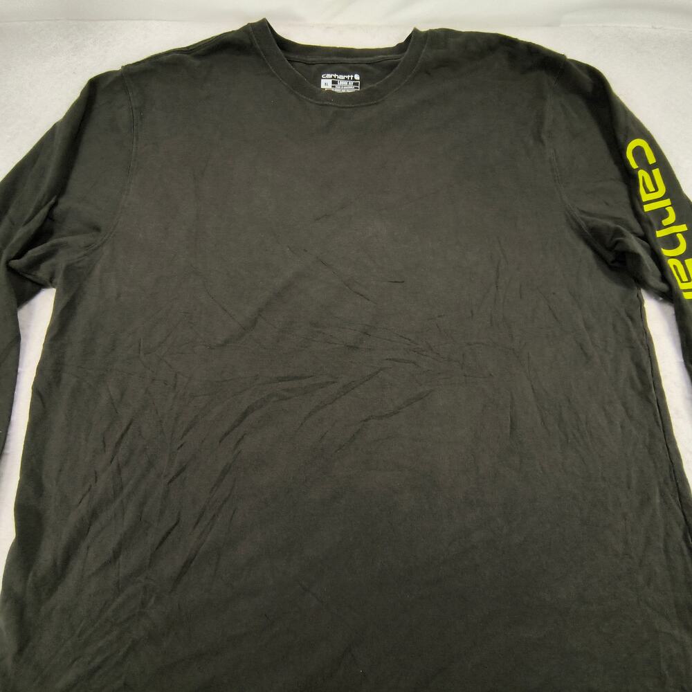 Carhartt Loose Fit Crew Neck Long Sleeve Shirt Mens Size Extra Large XL Green